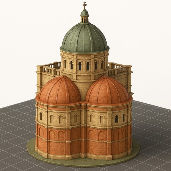 consrend2 Tempio di Santa Maria della Consolazione - Miniatura 3D