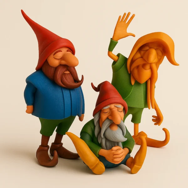 gnomiinsieme Gnomo 3D - Gadget Decorativo e Personalizzabile