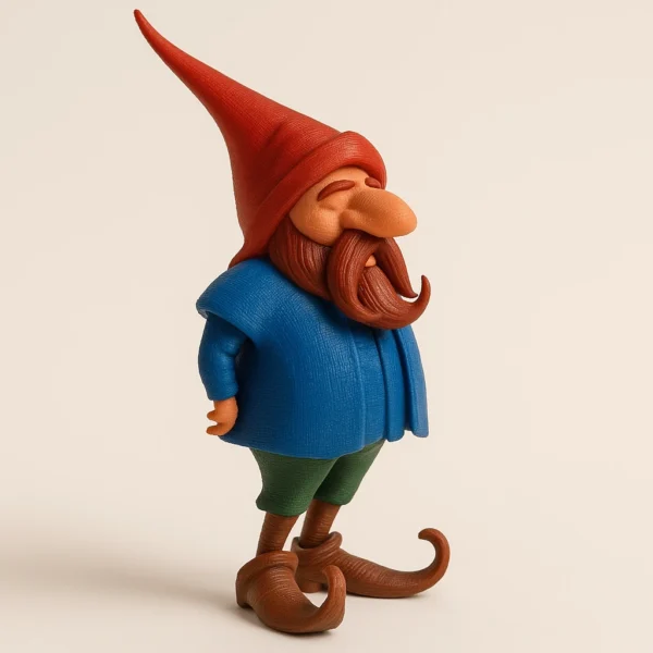 gnomo1colorato Gnomo 3D - Gadget Decorativo e Personalizzabile