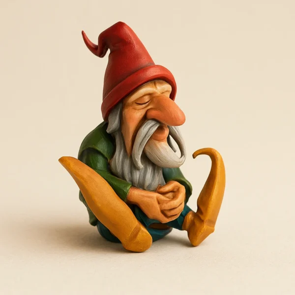 gnomo2colorato Gnomo 3D - Gadget Decorativo e Personalizzabile