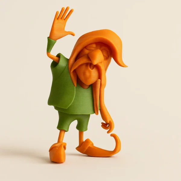 gnomo3colorato Gnomo 3D - Gadget Decorativo e Personalizzabile