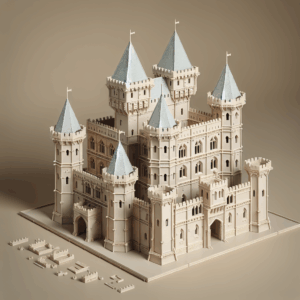 Scenario 3D modulare – Castello Medievale da Gioco