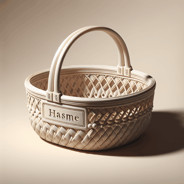 img-GbFhJRQsup4OyuE52wIqIr9s.png Cestino per Pane 3D Personalizzato con Forme Rustiche e Nome Inciso