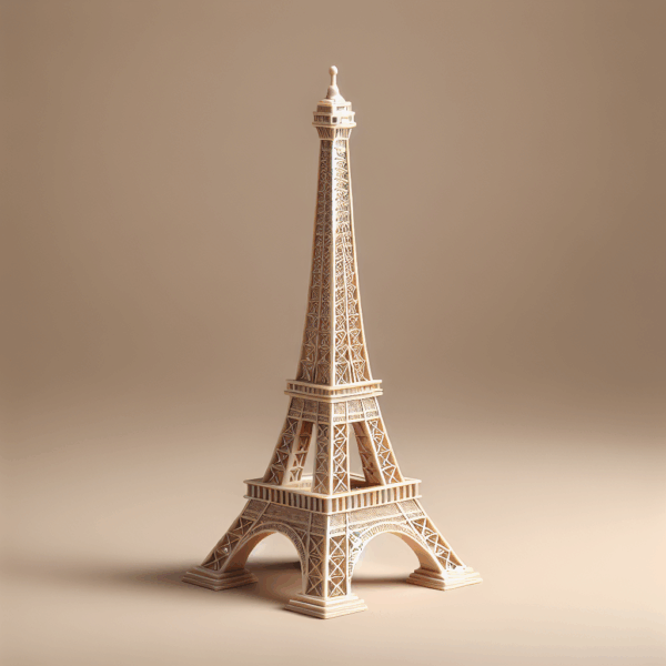 Riproduzione 3D Torre Eiffel – Modellino Realistico Stampato in 3D