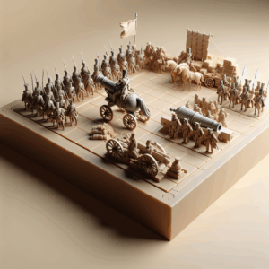 Scenario 3D Storico per Boardgame – Campo di Battaglia Napoleonico