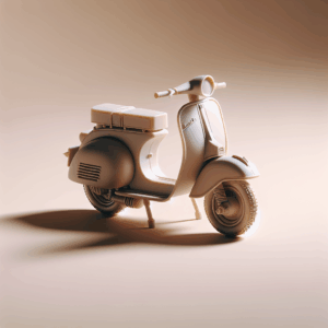 Modellino 3D Vespa Piaggio Classica – Replica Iconica da Collezione