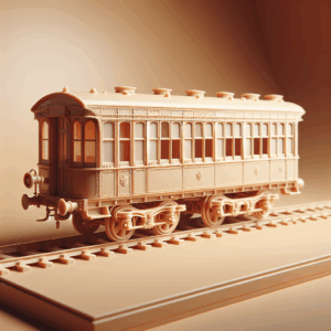 Modellino 3D di Carrozza Ferroviaria Vintage – Personalizzabile per Collezionisti e Modellisti