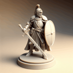 Mini Figura 3D da Boardgame – Cavaliere Medievale