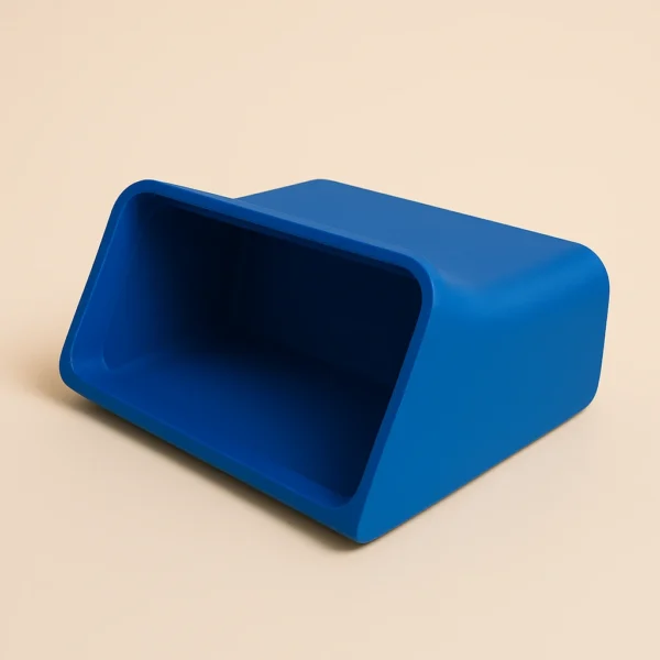 iphone holder blue Porta iPhone da Scrivania Personalizzato – Stampa 3D su Misura
