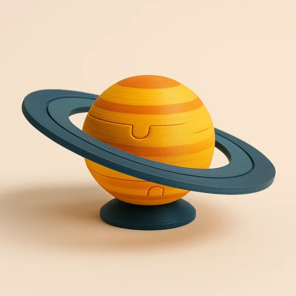 saturno Kit Puzzle 3D Interattivi – Animali, Pianeti e Dinosauri